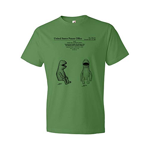 Wilkins Puppet T-Shirt, Puppeteer Gift, Puppet Design, Puppet Apparel Green Apple (Medium)