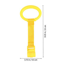 Load image into Gallery viewer, Toyvian 8Pcs Baby Play Gym Baby Crib Ring Baby Bed Stand Up Pull Rings Toddler Kids Walking Training Tool
