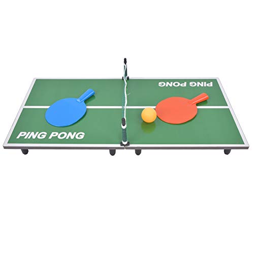 QYSZYG Table Tennis Table, Table Tennis Table Games, Folding Table Tennis Table, Parent-Child Entertainment Toys, Sturdy, wear-Resistant and Durable, Long Service Life
