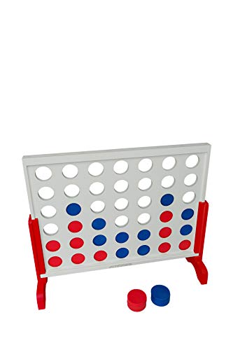 Bolaball Outdoor Giant 4 in-A-Row Connect Yard Game | Big Games | Backyard Life-Size Four in A Row Games for Large Family Fun!