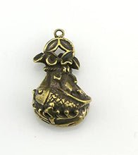 Load image into Gallery viewer, HYLSTJK Bronze Carved Animal Lucky Fish Piggy Bank Bag Exquisite Pendant Figurines
