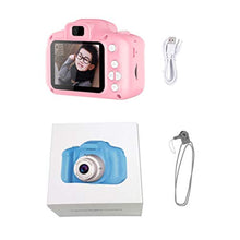 Load image into Gallery viewer, NUOBESTY Mini Kids Camera Selfie Camera Toy Child HD Digital Camera Rechargeable Electronic Camera with Large Screen Photograph Supplies Kids Gift Blue

