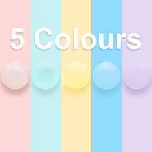 Load image into Gallery viewer, TRENDBOX 100 Ball - 5 Macaron Colors Pit Balls Non-Toxic Free BPA Soft Plastic Balls for Ball Pit Play Tent Baby Playhouse Pool Birthday Party Decoration
