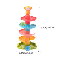 Load image into Gallery viewer, NUOBESTY Ball Drop Toy Roll Swirling Tower Ramp Activity Playset Early Development Educational Toys for Toddler Kids Birthday Gift
