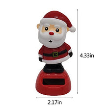 Load image into Gallery viewer, IYSHOUGONG 6Pcs Christmas Solar Dancing Toys Santa Claus Solar Powered Toys Bobble Head Toy Christmas Snowman Dancing Figure Toy Car Dashboard Dancing Figure Toy for Car Home Decor,Style Random

