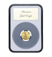Load image into Gallery viewer, Ursae Minoris Elite Certified-Style Coin Holder for US 1/10 Ounce Gold Eagle
