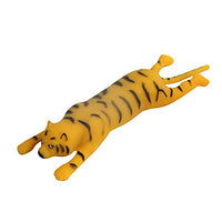 TOUMENY Squeeze Toys Simulation Animal Tiger Pulling Toys Pressure Stress Reliever Sensory Squeezing Balls Hand Grip Pressure Toy for Home Office School for Decompress Calm Focus ADHD OCD Anxiety
