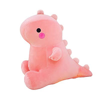 Cute Dinosaur Stuffed Animal,Kawaii Dino Plush Toy,Soft Dino Stuffed Animals Doll Gifts for Boys and Girls,Birthday,Valentine,Xmas,Pink 11.8 Inches
