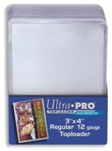 Load image into Gallery viewer, Ultra Pro 3x4 Top Loaders 100 ct Plus 100 Free Card Sleeve Promo Pack (1 Pack)
