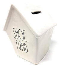 Load image into Gallery viewer, Rae Dunn Shoe Fund Birdhouse Style Piggy Money Bank
