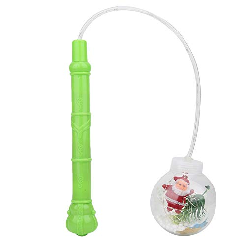 eecoo Christmas Toys LED Light Hand Shaking Stick Luminous Ball Children's Gift for Christmas Decoration(Color in Random) (Green)