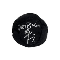 Dirtbag Classic Footbag Hacky Sack, Handmade, Pro-Grade Durability, Premium Quality, Original Design, Black.