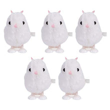 Load image into Gallery viewer, PRETYZOOM 5pcs White Bouncing Rabbit Clockwork Toys Plush Bunny Model Wind-up Toys Party Favors Party Supplies Kids Gift Decorative Props Easter Favors
