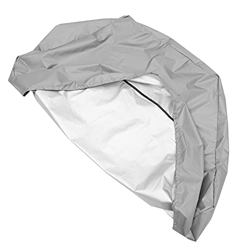 Cabilock Grey Sandpit Cover Sandbox Cover Waterproof Oxford Cloth Hexagon Sandpit Protector Keep Sand and Toys Away from Dust Rain 180x150x20cm