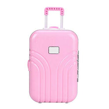 Load image into Gallery viewer, Mini Luggage Box Rolling Suitcase Toy, Sturdy and Durable Suitcase Toy Baby Toy, Baby Suitcase Toy, Kids for Baby(Pink)
