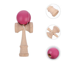 Load image into Gallery viewer, NUOBESTY Wooden Kendama Toy with String Luminous Kendama Ball Trick Toy Educational Classic Toy for Kids Adults Birthday Party Gifts Pink
