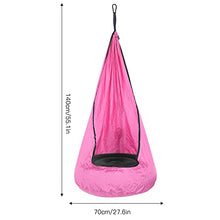 Load image into Gallery viewer, Gaeirt Swing Seat, Wide Application Breathable and Skin-Friendly Hanging Hammock Chair Convenient to Carry Convenient to Use for Children for Study Rooms(Pink)
