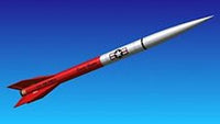 North Coast Rocketry Flying Model Rocket Kit Bounty Hunter 204