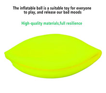 Load image into Gallery viewer, Water Ball Wubble Bubble Ball Toy 47&#39;&#39; for Adults Kids Giant Inflatable Beach Ball Soft Rubber Ball Jelly Balloon Balls for Outdoor Party (Yellow)
