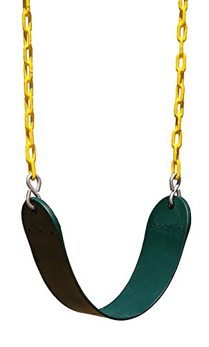Squirrel Products Heavy Duty Swing Seat - Swing Set Accessories Swing Seat Replacement - Green