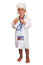 Load image into Gallery viewer, DIY jr My First Stethoscope Doctor&#39;s Kit - Includes Kid Sized Stethoscope, Lab Coat, Surgical Cap, Name Tag, Lanyard and Information Booklet
