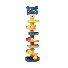 Load image into Gallery viewer, Super Spiral Tower - Toddlers Ball Drop and Roll Activity Toy, Colorful Ramps,Baby Development Educational Toys for Kids Ages 1 Year Old and Up (B)
