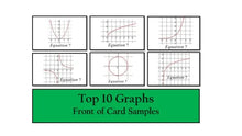 Load image into Gallery viewer, Math Wiz Flashcards Deck 41 Top Ten Graphs and Some Specials
