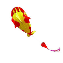 Load image into Gallery viewer, LOadSEcr Whale Kite, Kite for Kids and Adults, 3D Soft Whale Frameless Flying Kite Outdoor Sports Toy Children Kids Funny Gift for Children Outdoor Game Red-Yellow
