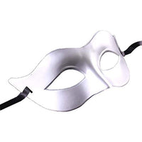 Pigeon Fleet 10 Pcs Half Masquerades Venetian Mask Halloween Carnival Party Accessory, Sliver
