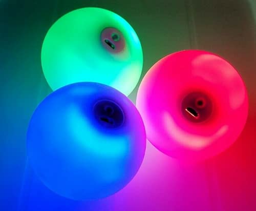 x3 Rechargeable LED Juggling Balls, Small