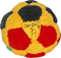 DirtBag 32 Panel Footbag Hacky Sack, Flying Clipper Original Design, Sand Filled, Premium Quality, Machine Washable - Red/Yellow/Green/Black.