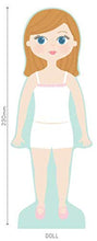 Load image into Gallery viewer, Floss &amp; Rock Magnetic Dress Up Wooden Doll (Elsie)
