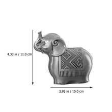 Load image into Gallery viewer, NUOBESTY Vintage Metal Elephant Coin Bank Money Saving Bank Retro Piggy Bank Decorations Elephant Figurine Desktop rnaments Christmas Party Favor Stocking Stuffers
