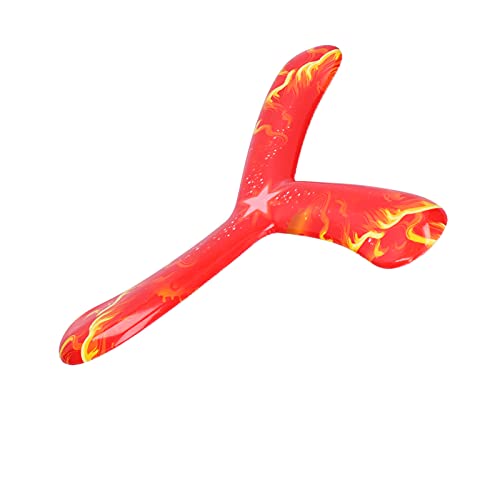 Yatar Outdoor Children's Flying Toy 3-Knife Throwing Fun Toy Parent Child Interactive Sports Toy(red)