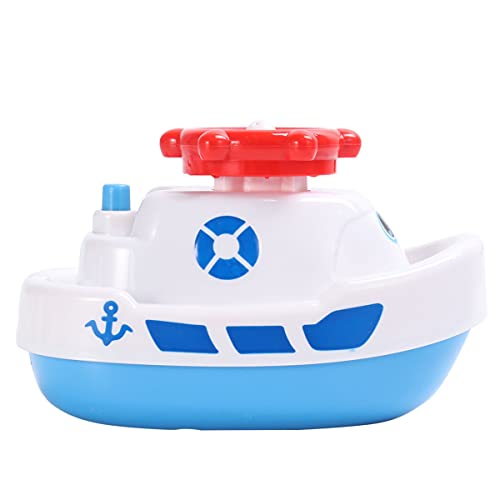 balacoo Bathtub Spray Water Toy Sprinkler Boat Bath Toys Floating Bathtub Toys Electric Boat Shower Bathing Toy for Baby Bathroom
