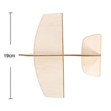 Load image into Gallery viewer, Toyvian Wooden Airplane Model Wood Glider Planes DIY Flying Glider Toy Plane for Handmade Painting Supplies Birthday Carnival Gift
