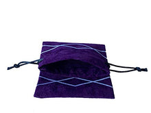 Load image into Gallery viewer, Maeaola Tarot Bag, Rune Bag, Made of Cloth, Gift for Tarot (4.6 X 7.1 inches,One in Black and one in Purple)

