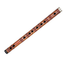 Load image into Gallery viewer, EXCEART 1 Set Bamboo Flute Traditional Chinese Dizi Instrument G Key Flute Clarinet with Box Woodwind Musical Instruments for Beginners Kids Child Gifts (Brown)
