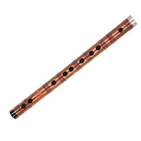 EXCEART 1 Set Bamboo Flute Traditional Chinese Dizi Instrument G Key Flute Clarinet with Box Woodwind Musical Instruments for Beginners Kids Child Gifts (Brown)