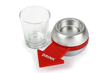 Load image into Gallery viewer, Barbuzzo Original Spin The Shot â?? Fun Party Drinking Game, Includes 2 Ounce Shot Glass
