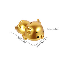Load image into Gallery viewer, Garneck New Year Piggy Bank Cow Money Saving Box Fortune Gold Coin Bank 2021 Year of Ox Cattle Doll for Home Office Tabletop Ornament Kids New Year Gift (Golden 2)
