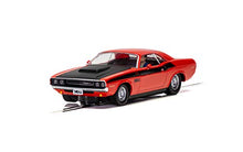 Load image into Gallery viewer, Scalextric Dodge Challenger Red &amp; Black 1:32 Slot Race Car C4065
