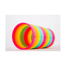 Load image into Gallery viewer, S SMAZINSTAR Slinky Toy, Giant Magic Rainbow Springs Toy Long Plastic Magic Spring a Classic Novelty Toy for Boys and Girls,Gifts, Birthdays, Favors (3x6 inch)
