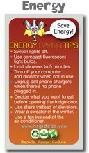 Load image into Gallery viewer, Energy Star Bank Saving Eco-kit| Change | CFL Light Bulb &amp; Energy kids Conservation Fun Tips
