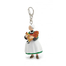 Load image into Gallery viewer, Plastoy 61077 Key Ring-Bcassine et Son Rooster

