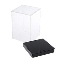 Load image into Gallery viewer, NC Clear Acrylic Display Case Countertop Box Organizer Stand Dustproof Showcase for Action Figures, Toys, Collectibles - 20x20x35cm
