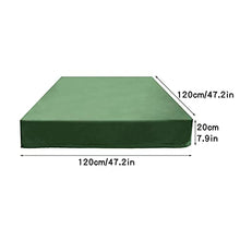 Load image into Gallery viewer, Naysku Sandbox Cover with Drawstring, Square Dustproof Protection Beach Sandbox Canopy, Waterproof Sandpit Pool Cover, Oxford Cloth Portable Foldable Protection Sandpit Cover
