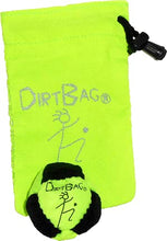 Load image into Gallery viewer, Dirtbag Classic Footbag Hacky Sack with Pouch, Flying Clipper Original Dirtbag with Signature Carry Bag - Fluorescent Green/Black/Fluorescent Green Pouch.
