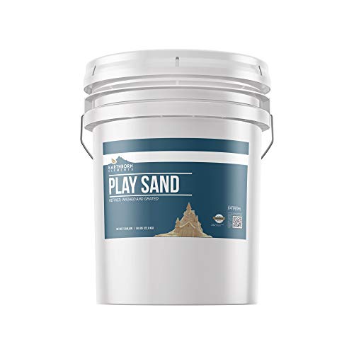 Play Sand, 5 Gallon Bucket,, Building & Molding, Sandbox & Play Areas, Indoor/Outdoor, Resealable Bucket by Earthborn Elements