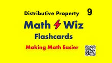 Load image into Gallery viewer, Math Wiz Flashcards Deck 9 Distributive Property
